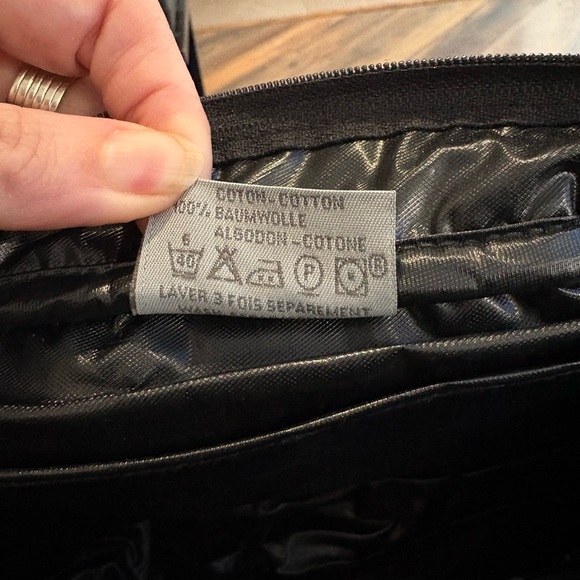 Dior Red Plush Mini Bag with Black Logo - Picture 6 of 7